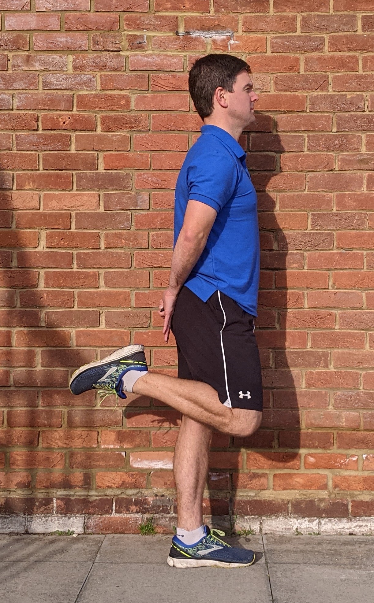 Heel kicks Personal Trainer Andy Collier